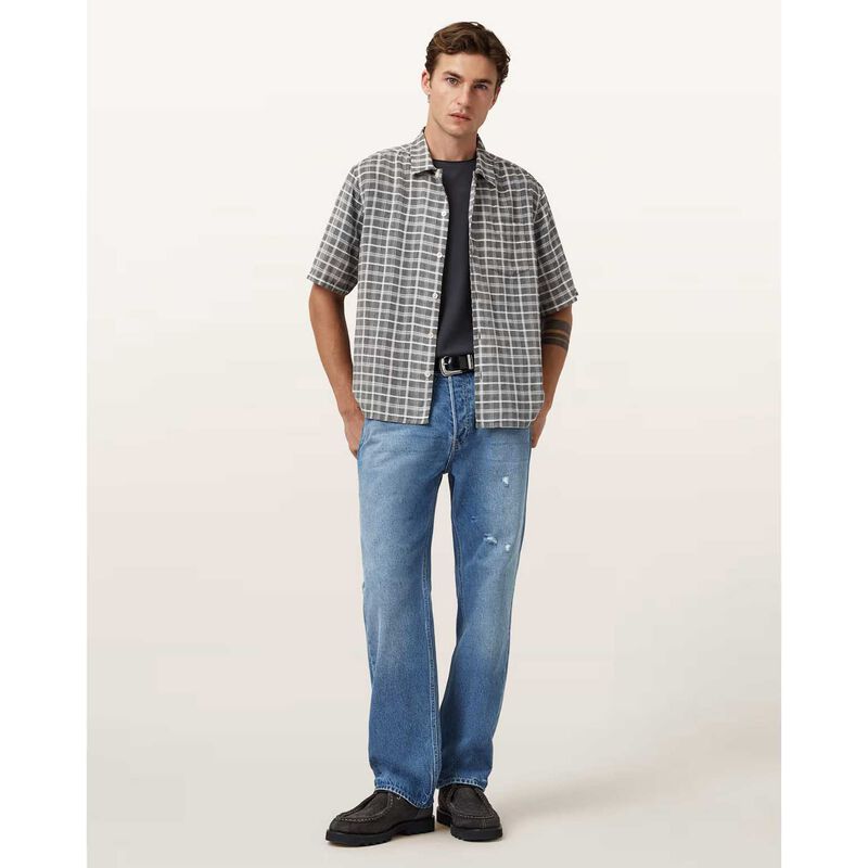 AllSaints Sandy Short Sleeve Check Shirt image number 2